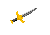 Steel throwing knife