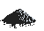 Ground charcoal